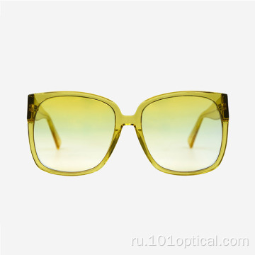 Квадратные большие женские солнцезащитные очки из ацетата